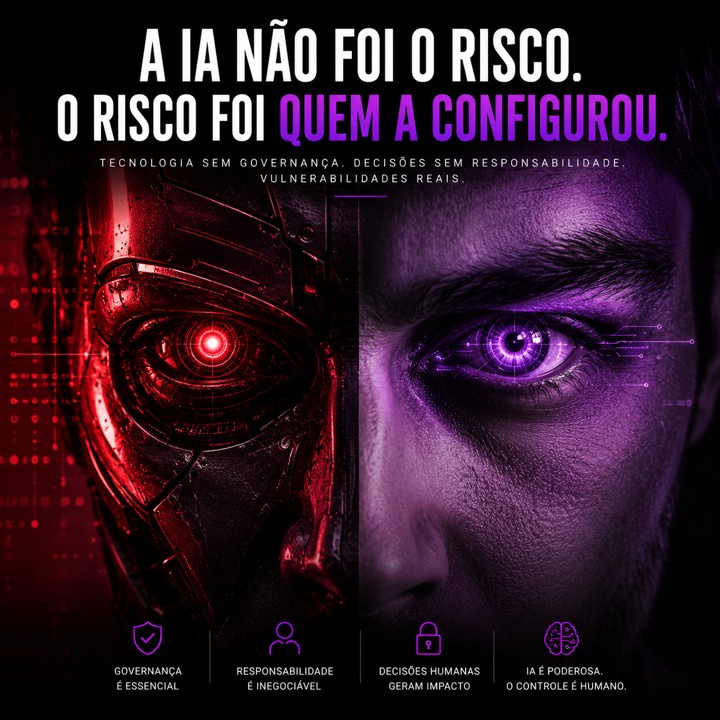 A inteligência artificial, por si só, não toma decisões inseguras. Ela executa o que foi configurado para fazer. A inteligência artificial, por si só, não toma decisões inseguras. Ela executa o que foi configurado para fazer.